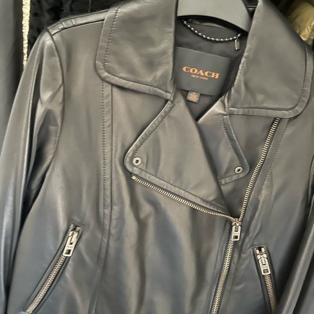 Coach soft leather jacket